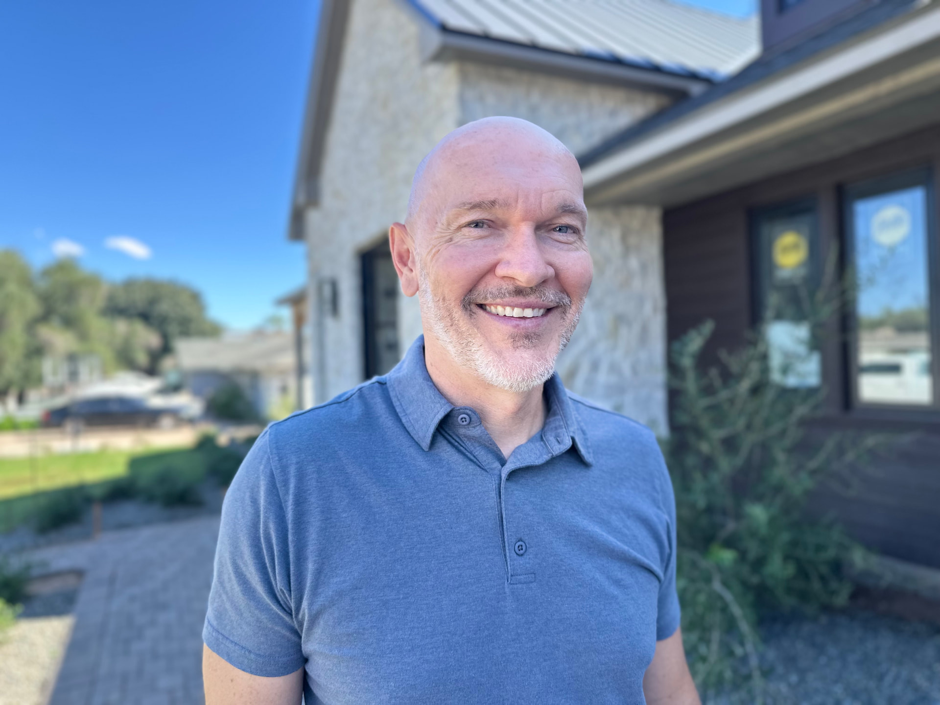 7 Figure Circle investor outside a completed build